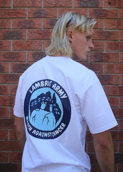 Blue Lambros Army Tee