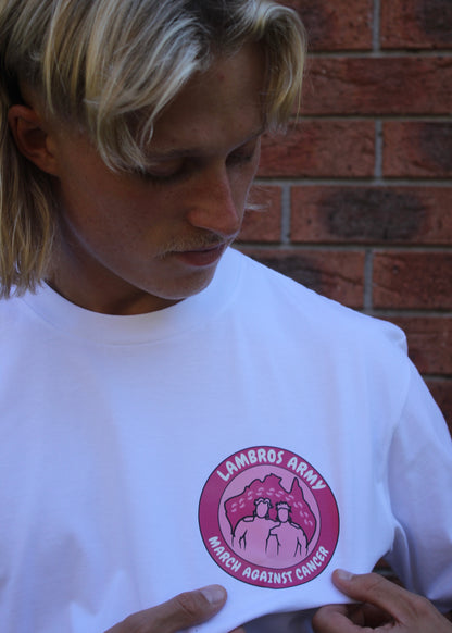 Pink Lambros Army Tee