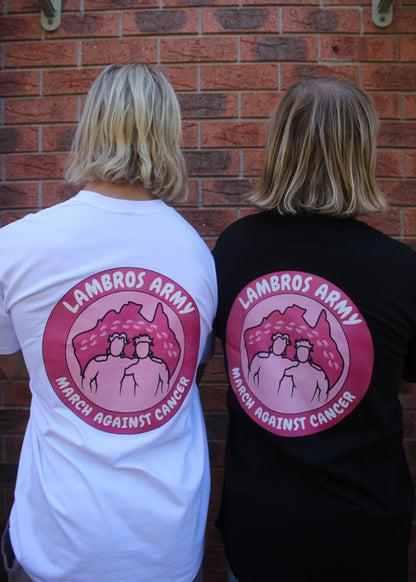 Pink Lambros Army Tee