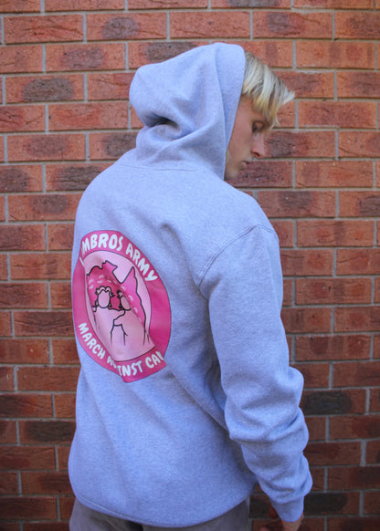 Pink Lambros Army Hoodie