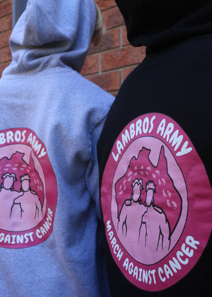 Pink Lambros Army Hoodie