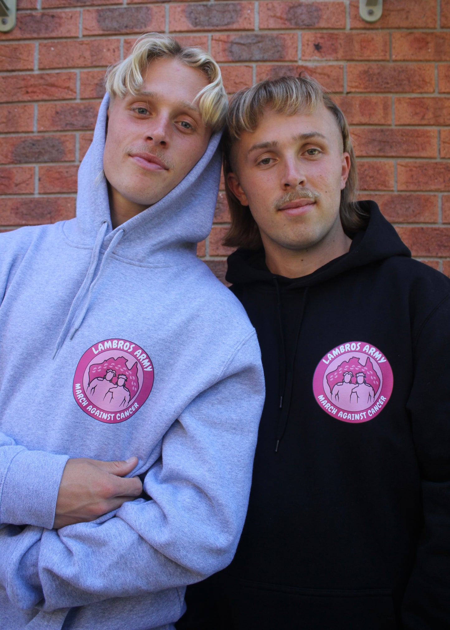 Pink Lambros Army Hoodie